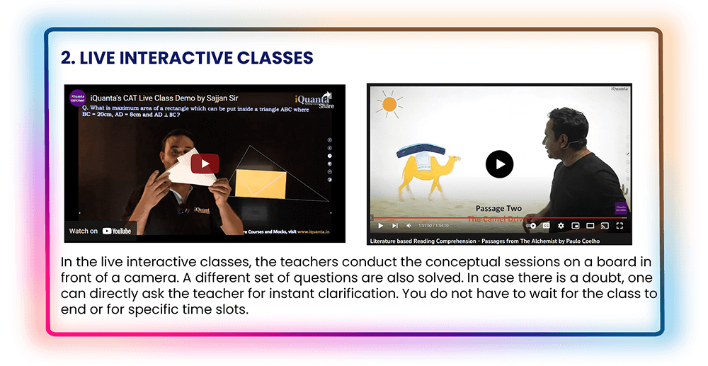 iQuanta CAT Online Coaching Best CAT Coaching in India 2024